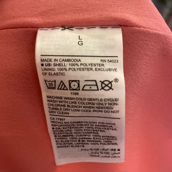 🔥 Old Navy | Mauve Waist-Defined Crinkle-Chiffon Ruffle-Sleeve Dress Large - Picture 8 of 9